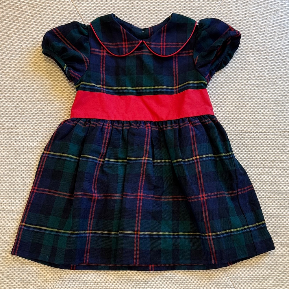 The Beaufort Bonnet Company Plaid Dress - Navy and Red